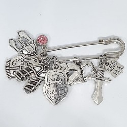 Armour of God Adult brooch pin