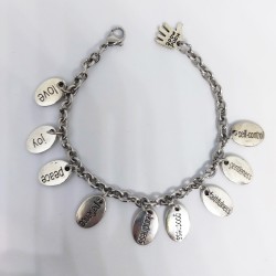 Fruit of The spirit Charm bracelet for little divas 20cm